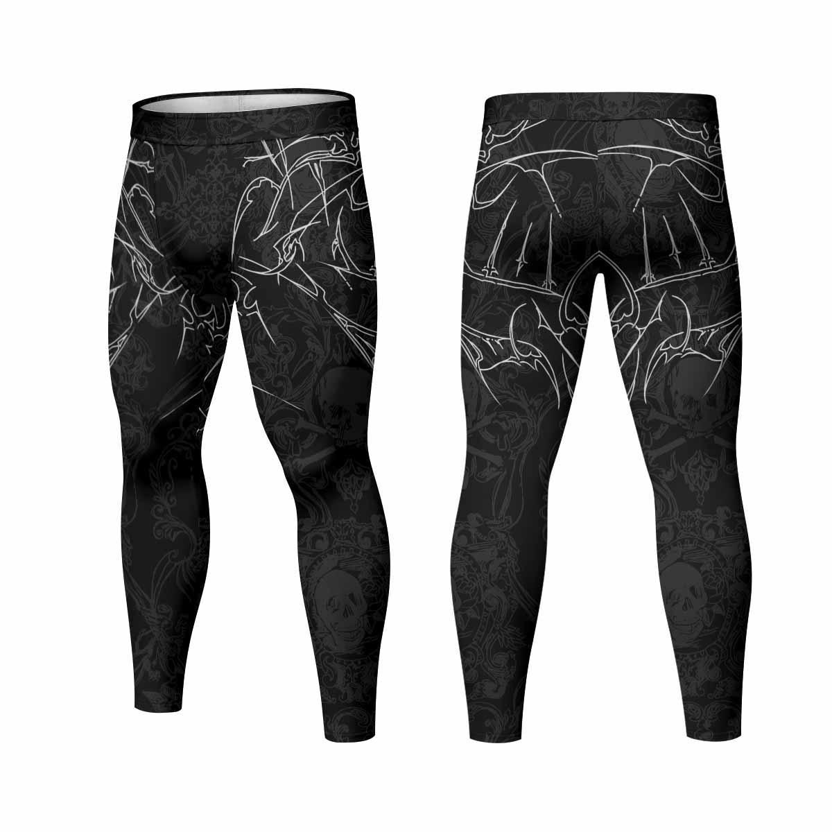 Throne of Thorns Men's Leggings - front and back view
