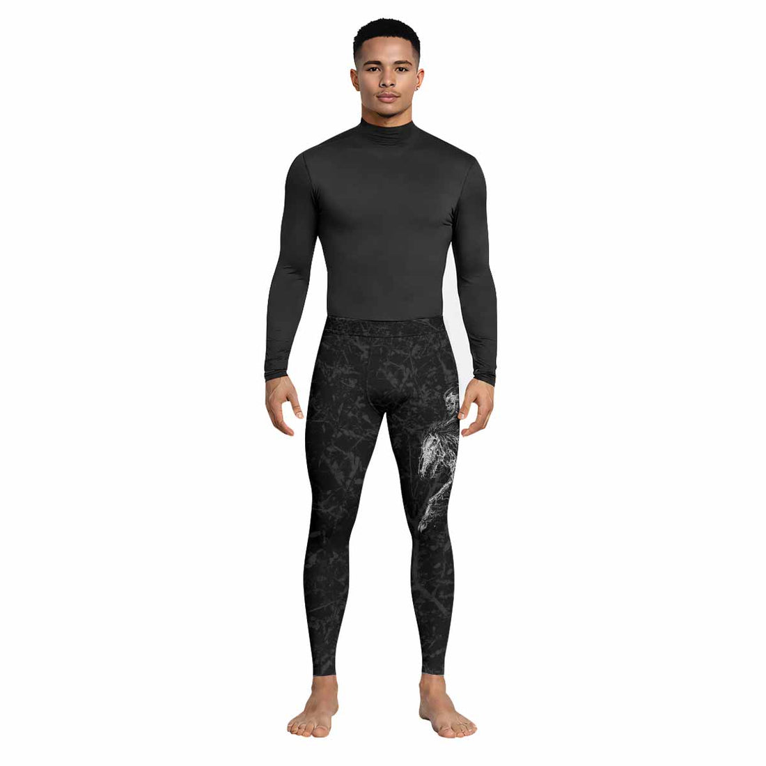 March Into Turmoil Men's Leggings - lifestyle view