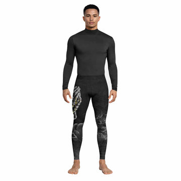 Crucified Grace Men's Leggings - lifestyle view