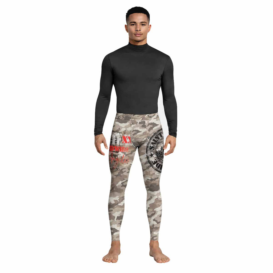 Saint Tears Camo Men's Leggings - lifestyle view