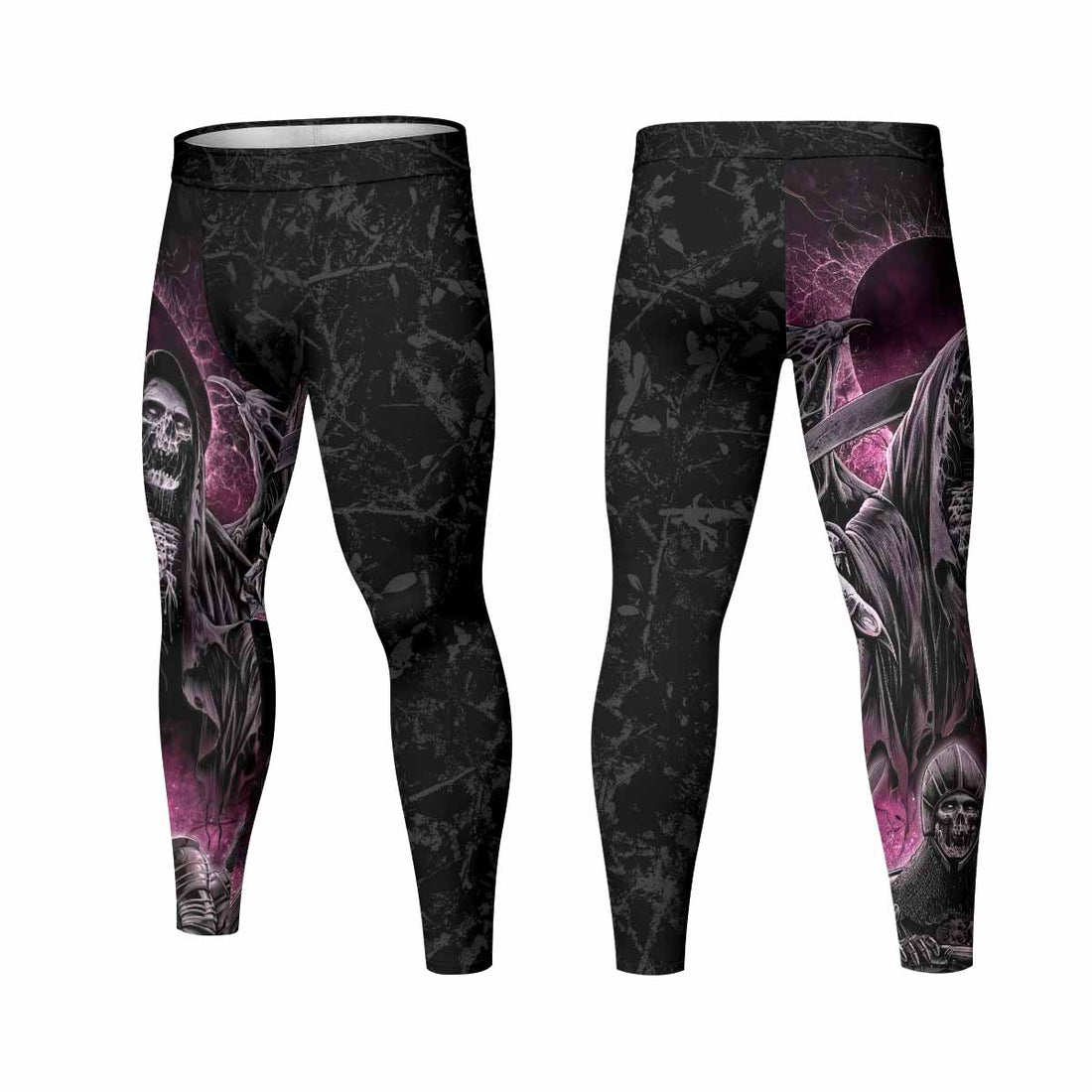 Death Army Men's Leggings - front and back view