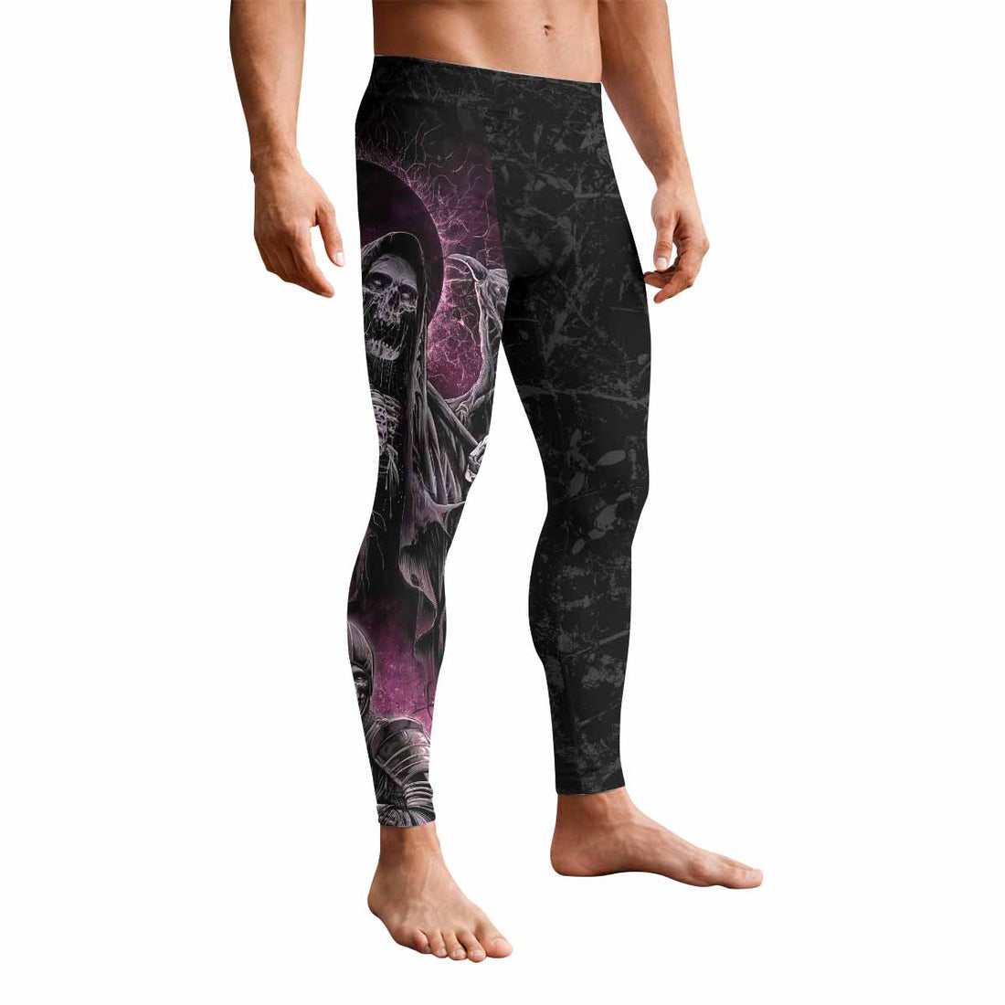 Death Army Men's Leggings - front and back view