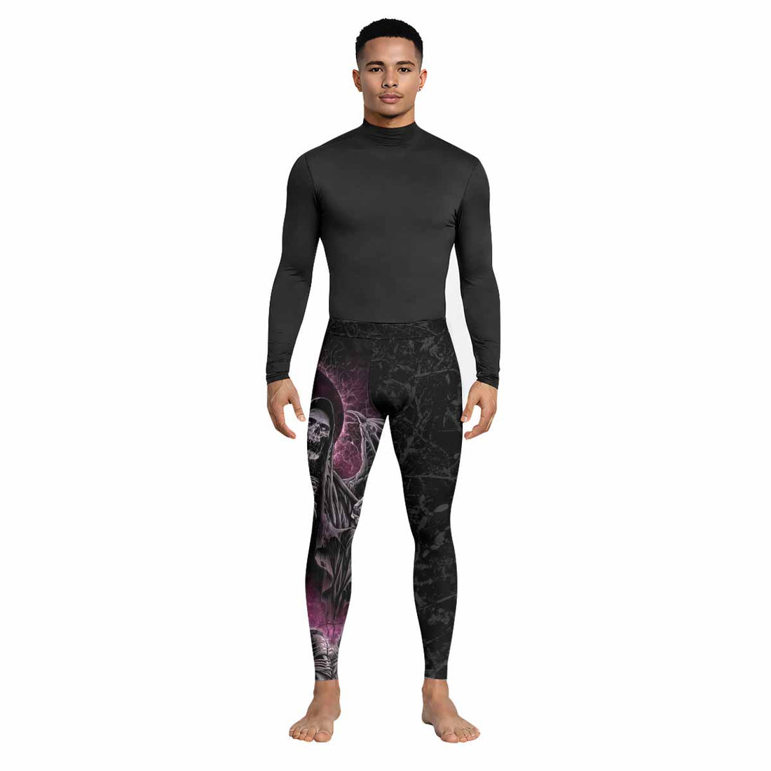 Death Army Men's Leggings - lifestyle view
