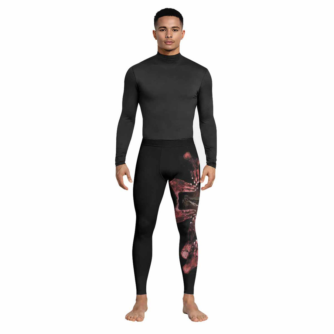 Stigmata Prayer Men's Leggings - lifestyle view