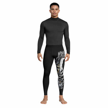 Blessed Saint Men's Leggings - lifestyle view