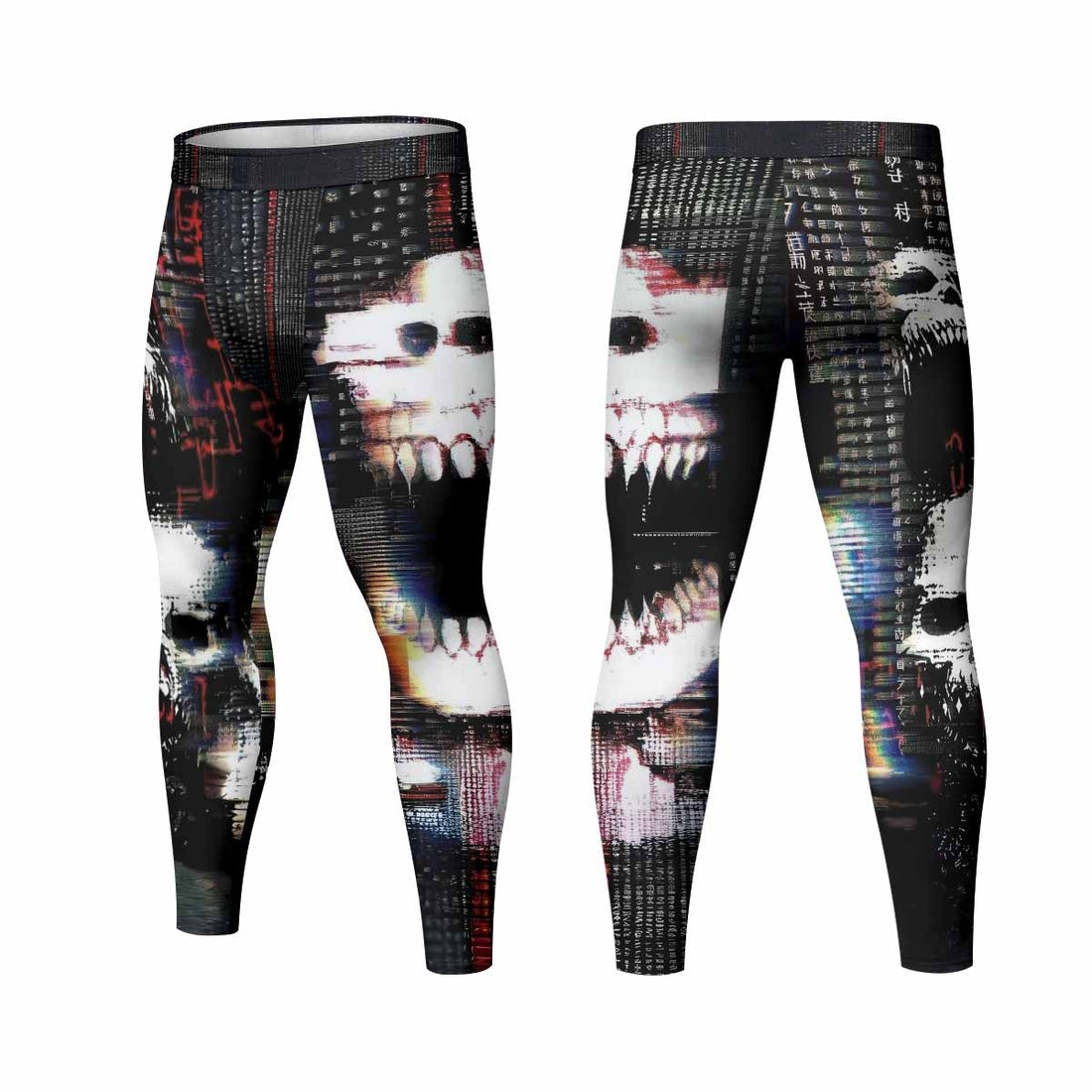 Digital Fear Protocol Men's Leggings - lifestyle view