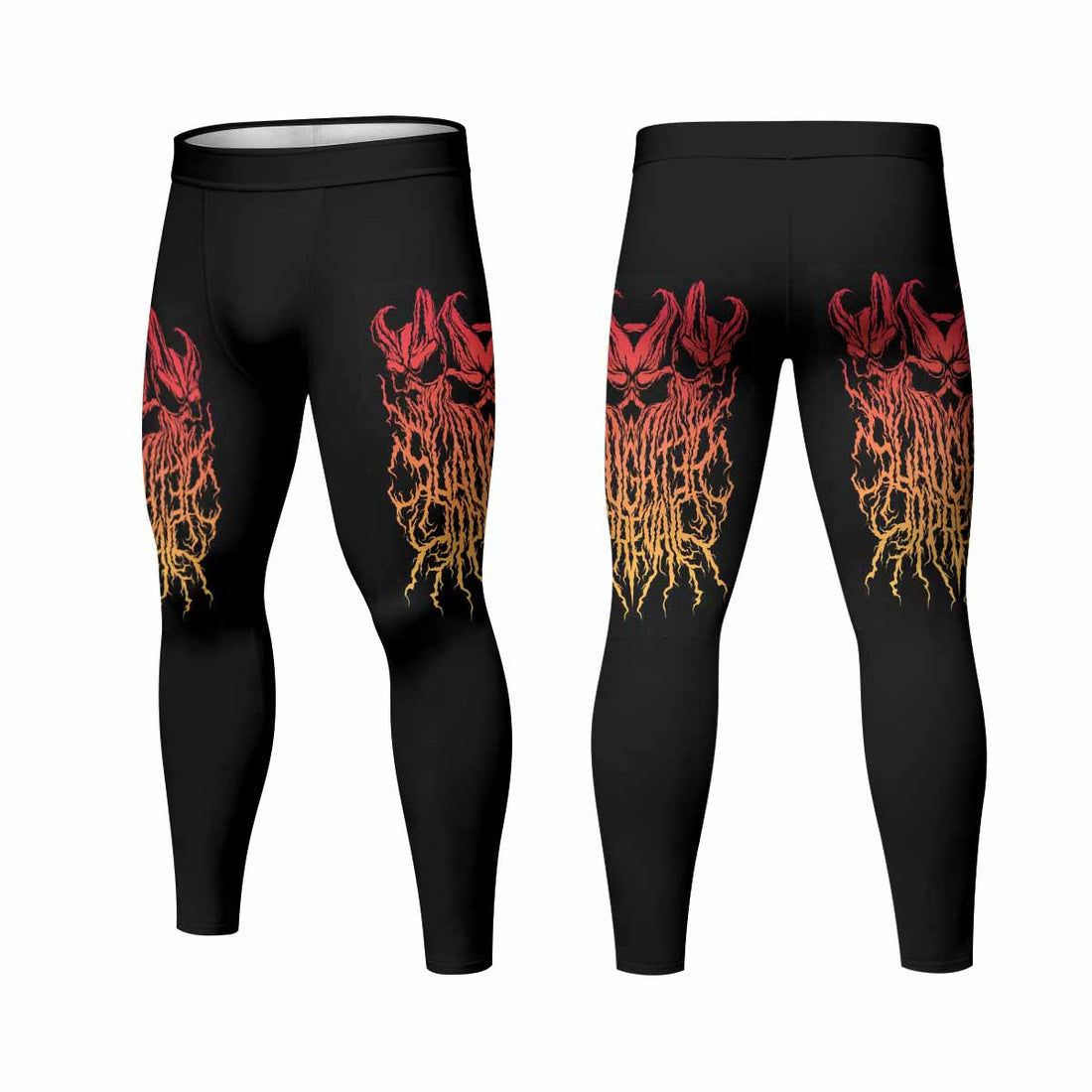 Kostolom Men's Leggings - front and back view