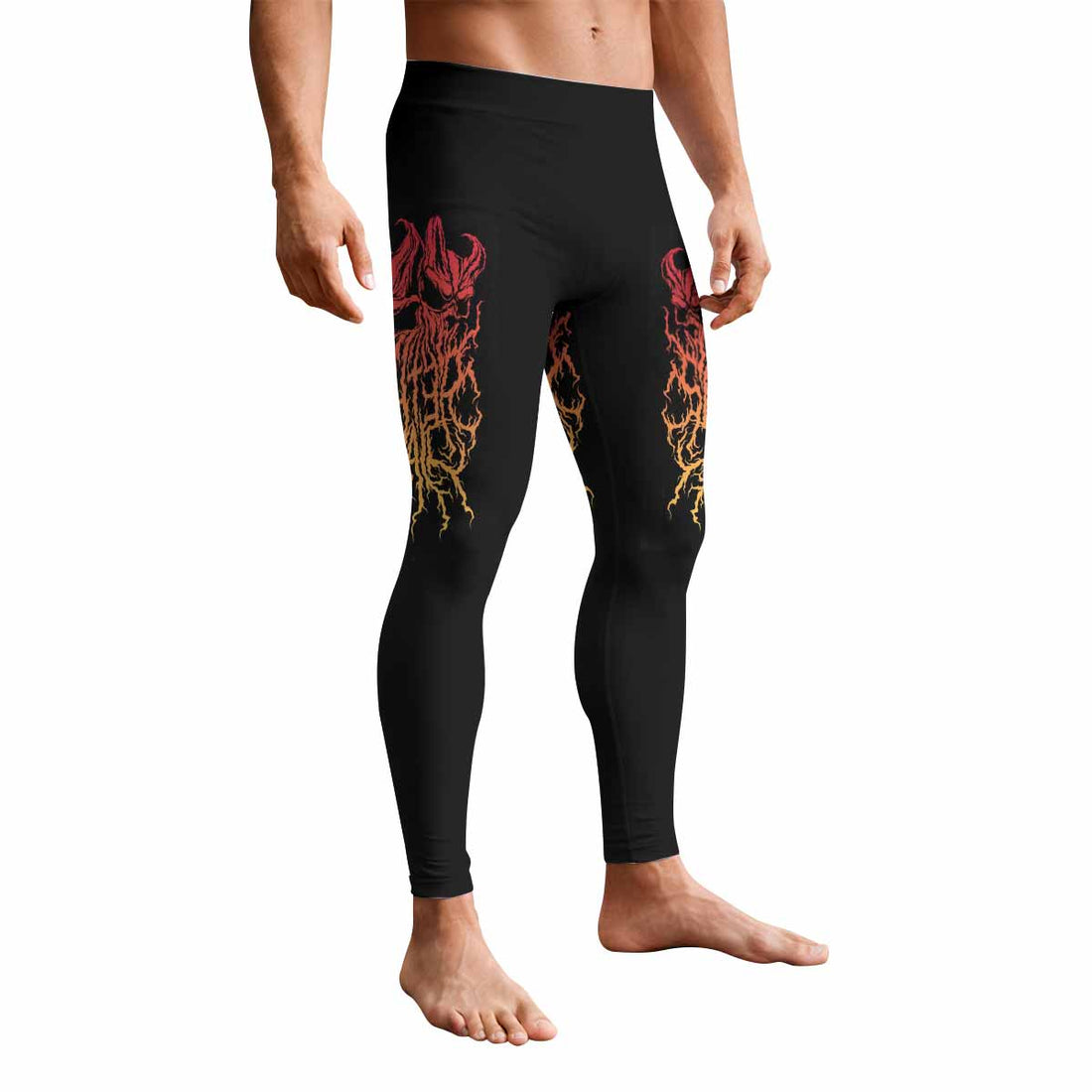 Kostolom Men's Leggings - front and back view