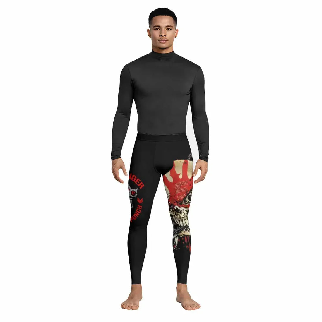 Five Finger Death Punch Shadowrolls Men's Leggings - lifestyle view