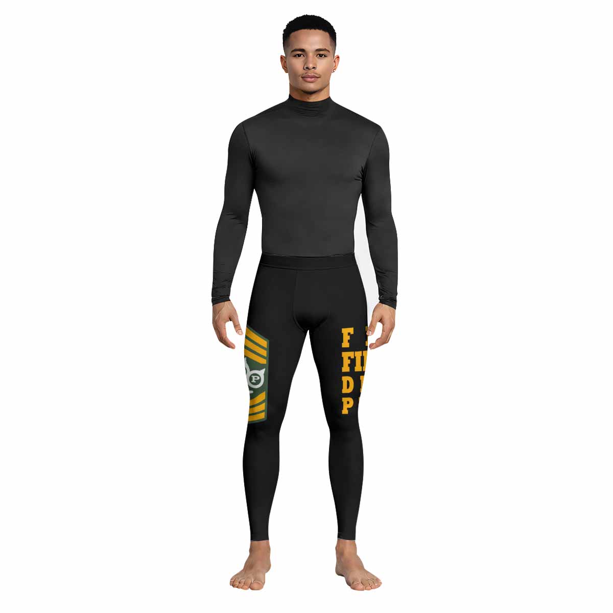 Five Finger Death Punch Camo Men's Leggings - lifestyle view