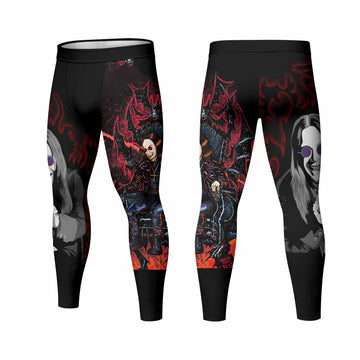 Ozzy Osbourne Men's Leggings - front and back view