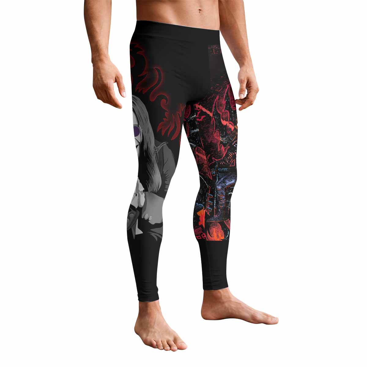 Ozzy Osbourne Men's Leggings - front view mockup