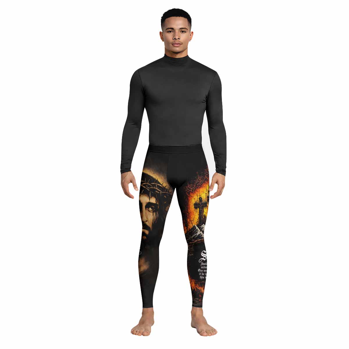 Saint Living Men's Leggings - lifestyle view