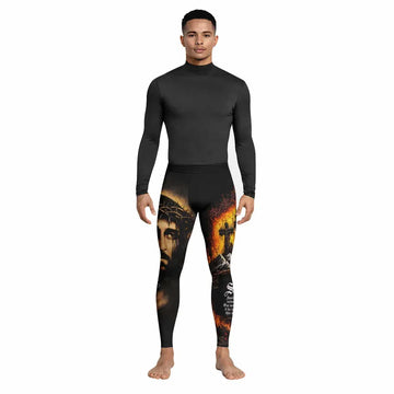 Saint Living Men's Leggings - lifestyle view