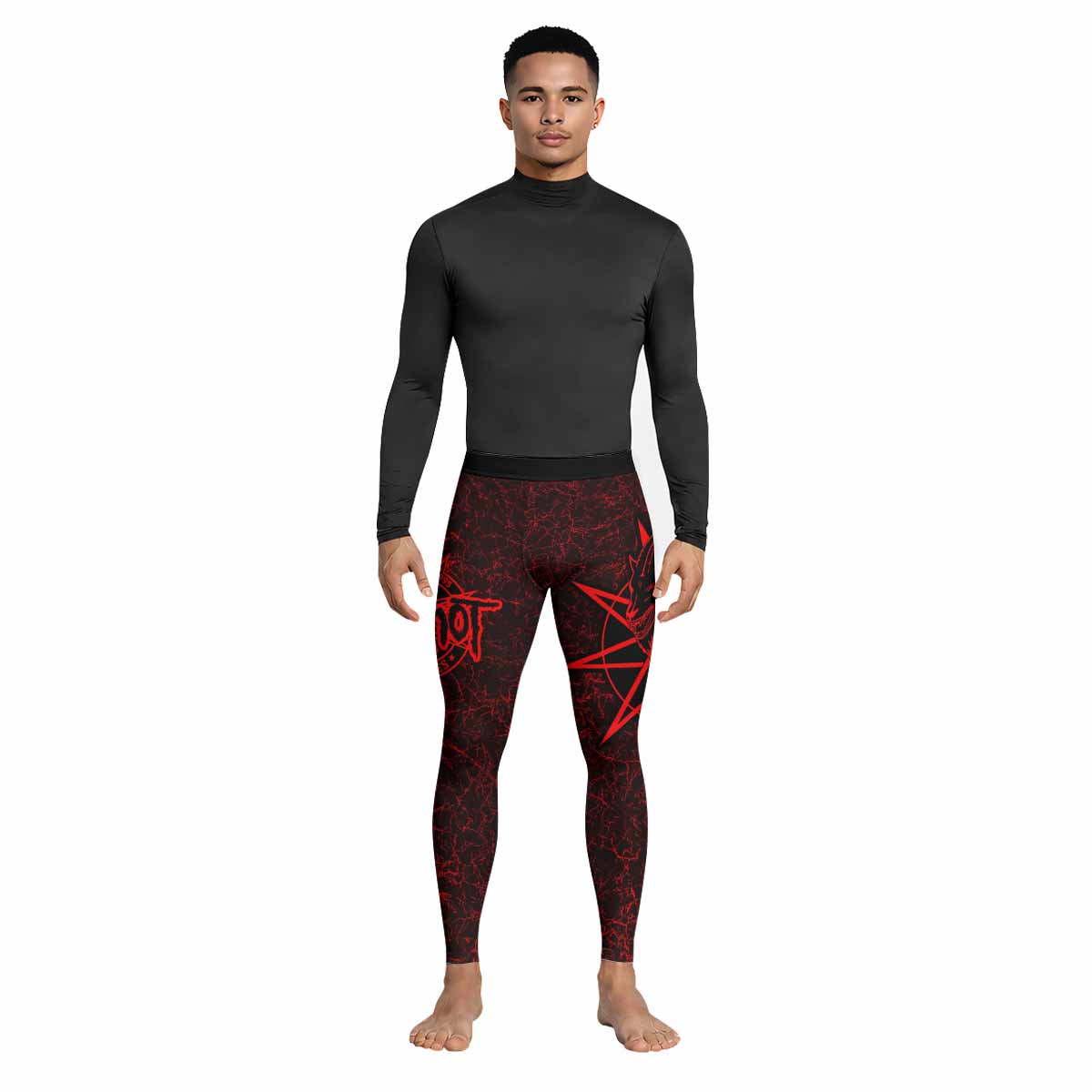 Slipknot Rotting Goat Men's Leggings - lifestyle view