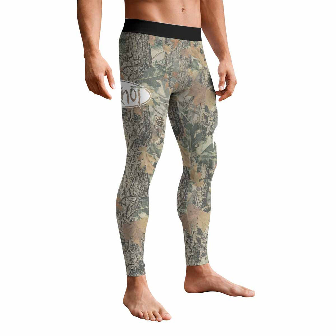 Slipknot Forest Camo Men's Leggings - front and back view