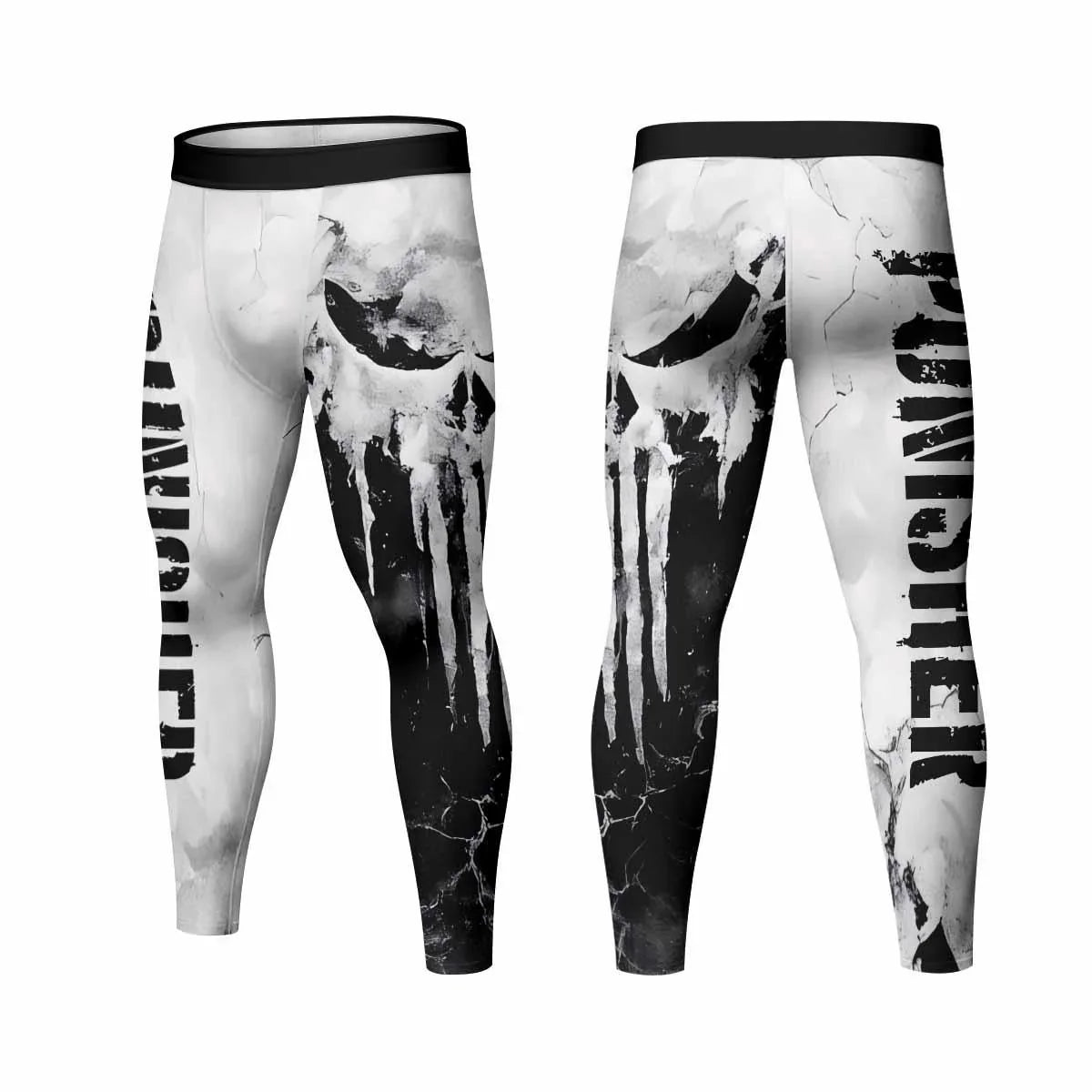 Punisher Ghost Skull Men's Leggings