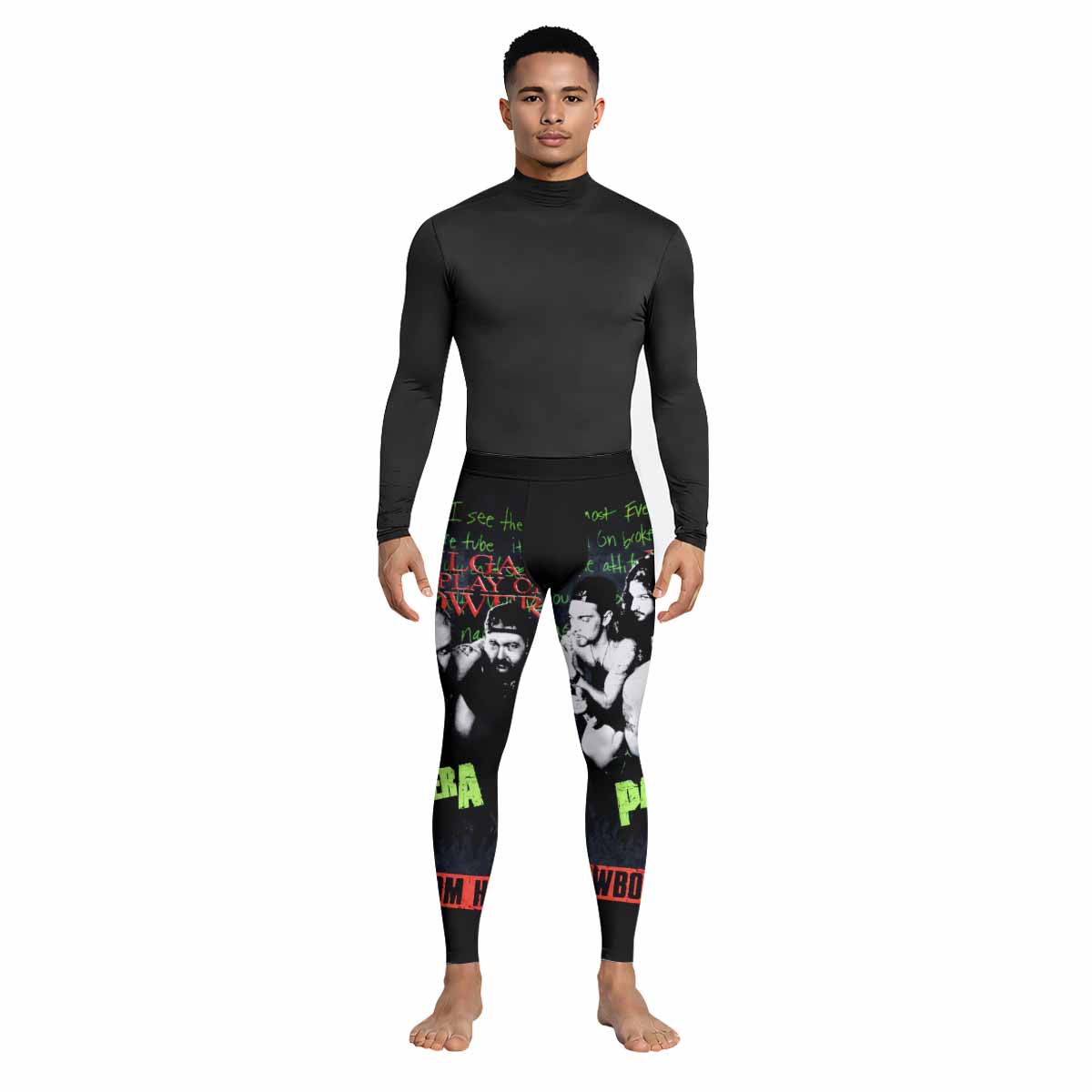 Pantera Cowboys From Hell Men's Leggings - lifestyle view