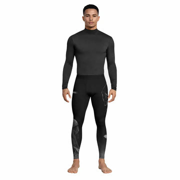 Psalms 23:4 NIV Men's Leggings - lifestyle view