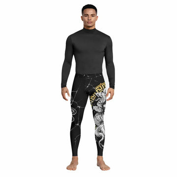 Medusa Snake Men's Leggings - lifestyle view