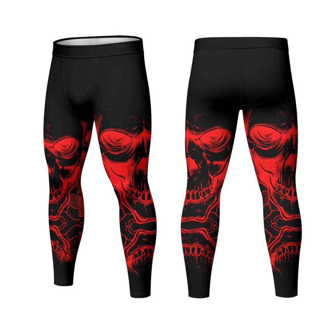 Judas Priest Skull Men's Leggings - lifestyle view