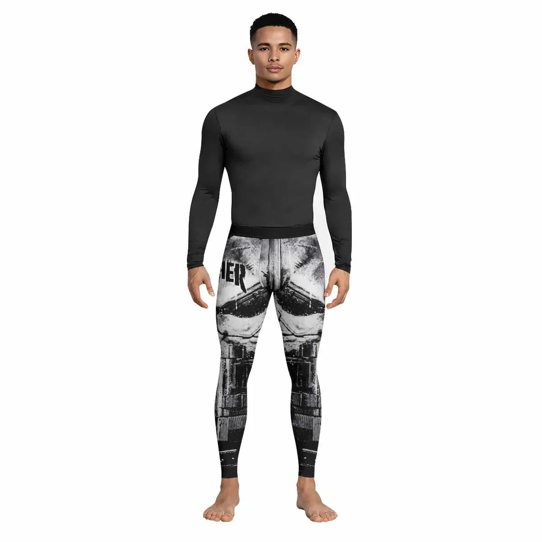 The Punisher War Mask Men's Leggings - lifestyle view