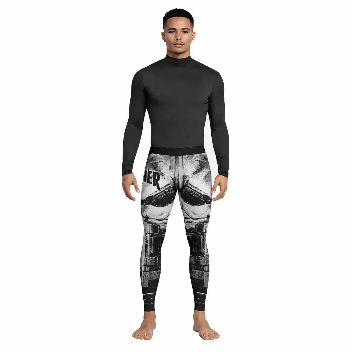 The Punisher War Mask Men's Leggings - lifestyle view