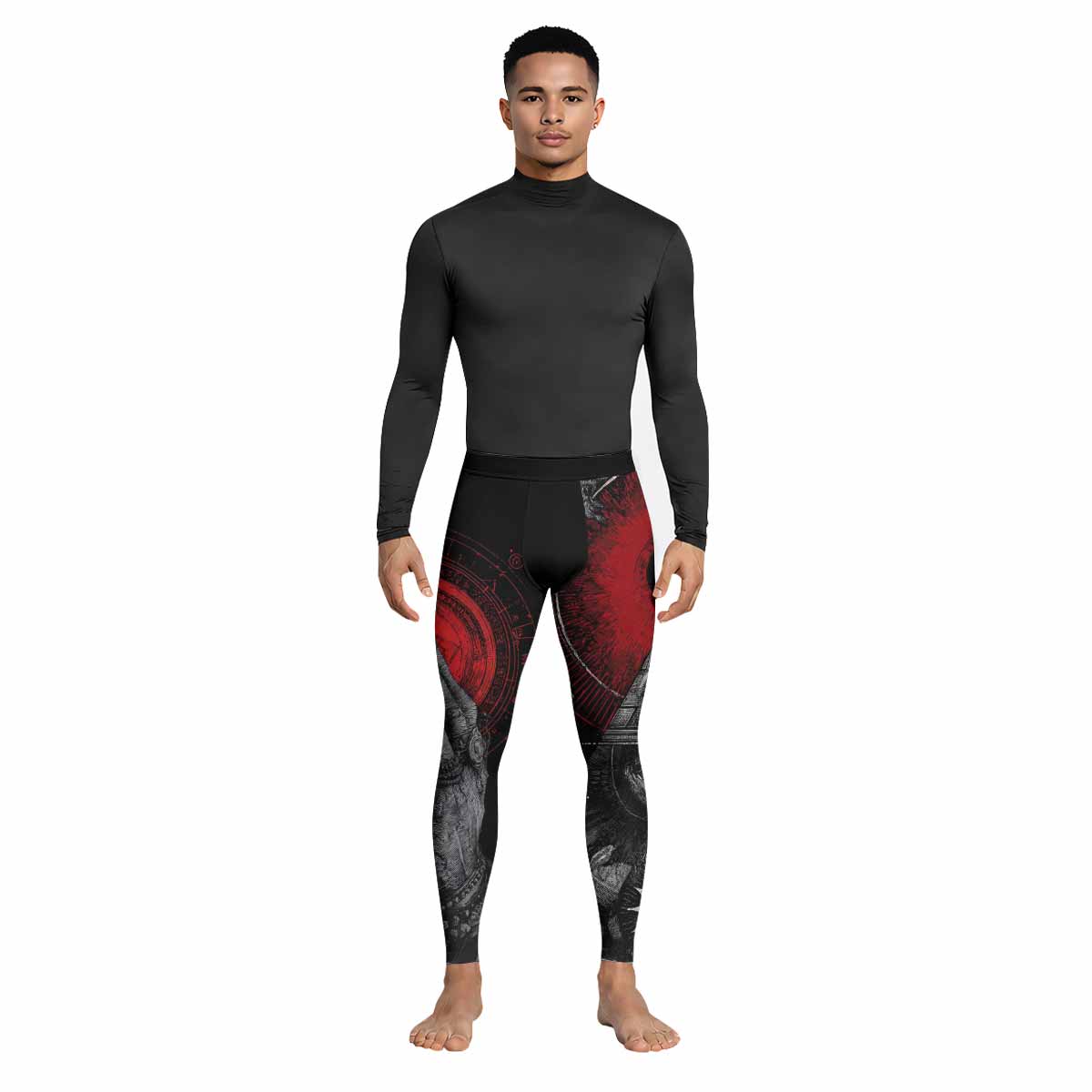 All Seeing Eye Men's Leggings - lifestyle view