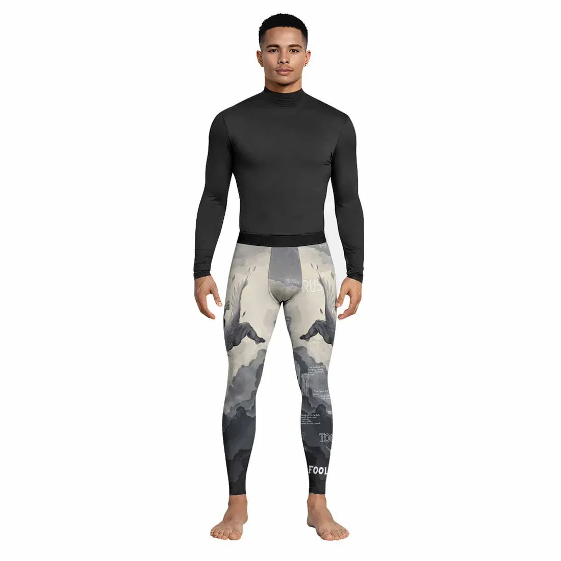 Icarus Too Close To The Sun Men's Leggings - lifestyle view
