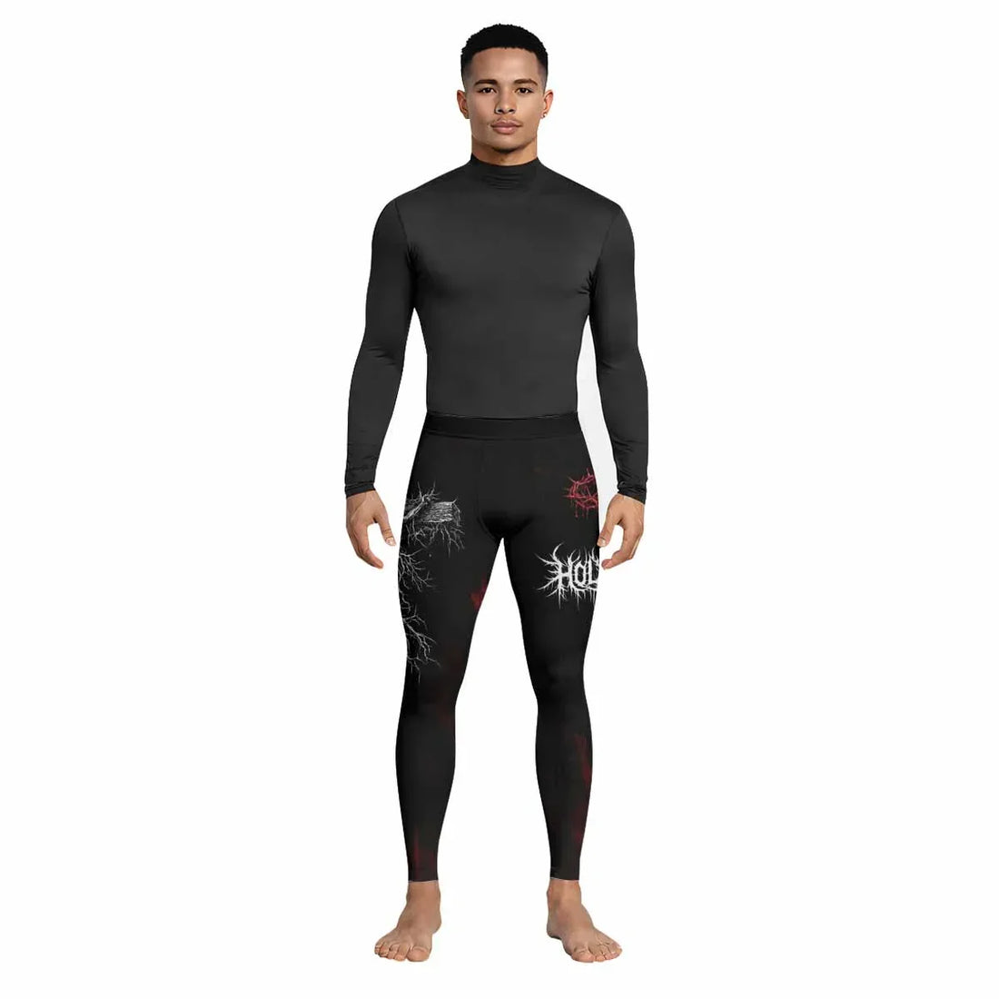 Holy Flesh Crown of Thorns Men's Leggings - lifestyle view