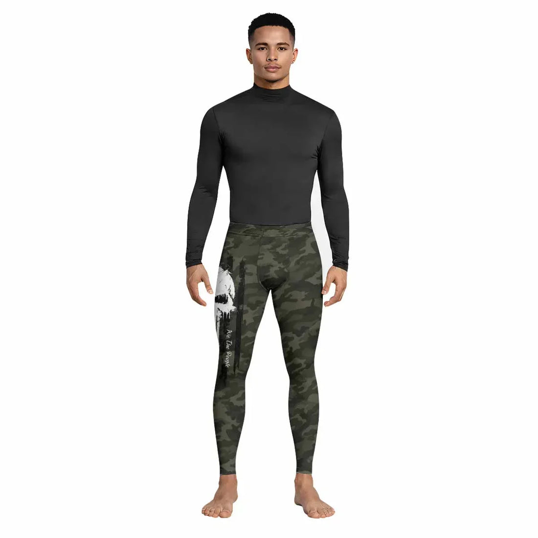 The Punisher Skull We The People Men's Leggings - lifestyle view