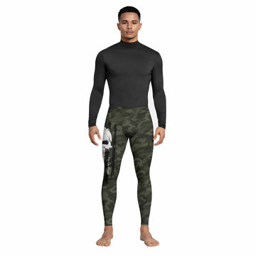 The Punisher Skull We The People Men's Leggings - lifestyle view