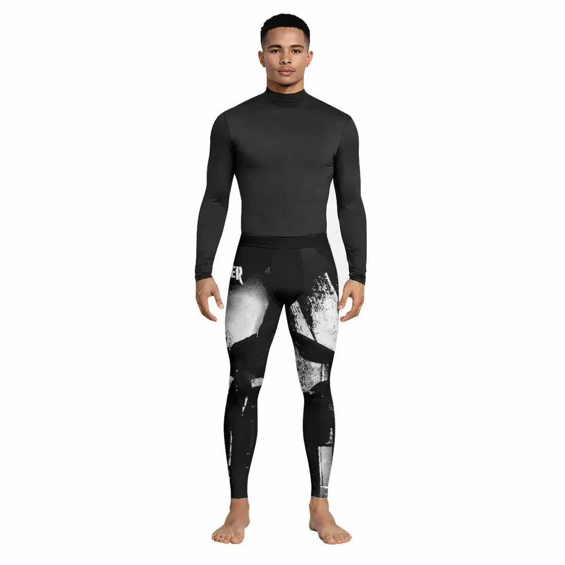 The Punisher Skull Camouflage Men's Leggings - lifestyle view