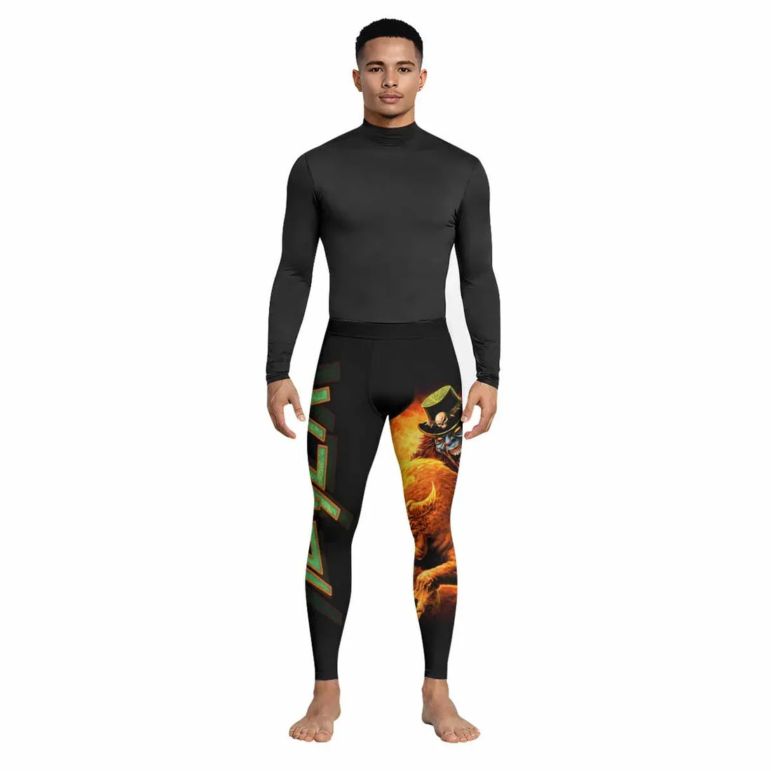 Slayer Hellfire Demon Men's Leggings - lifestyle view