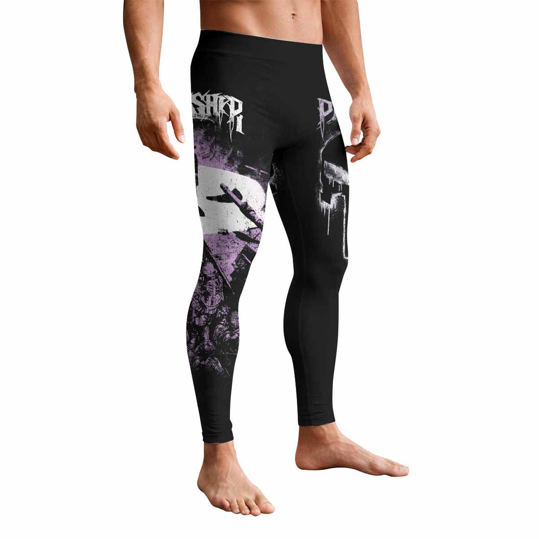 Punisher Final Verdict Men's Leggings - front and back view