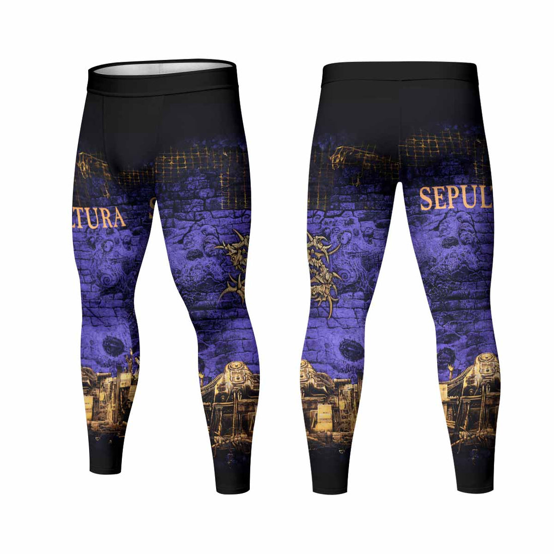 Sepultura Chaos A.D 90s Men's Leggings - lifestyle view