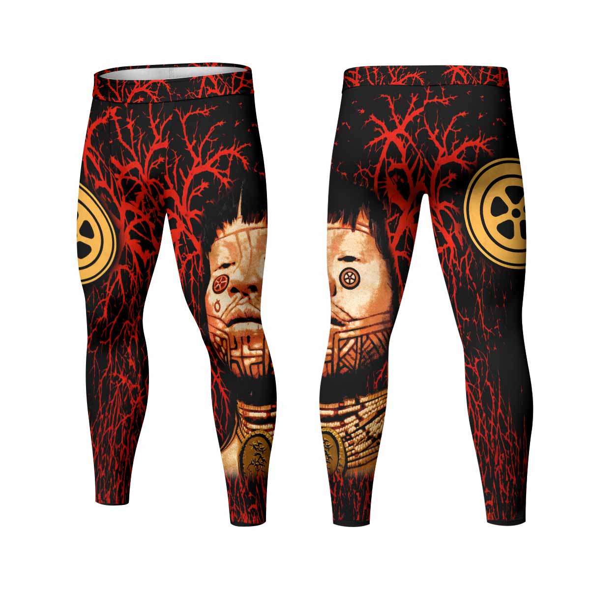 Sepultura Roots Men's Leggings - front and back view
