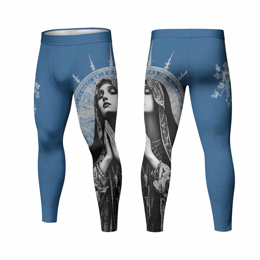 Our Lady of Sorrows Men's Leggings - lifestyle view