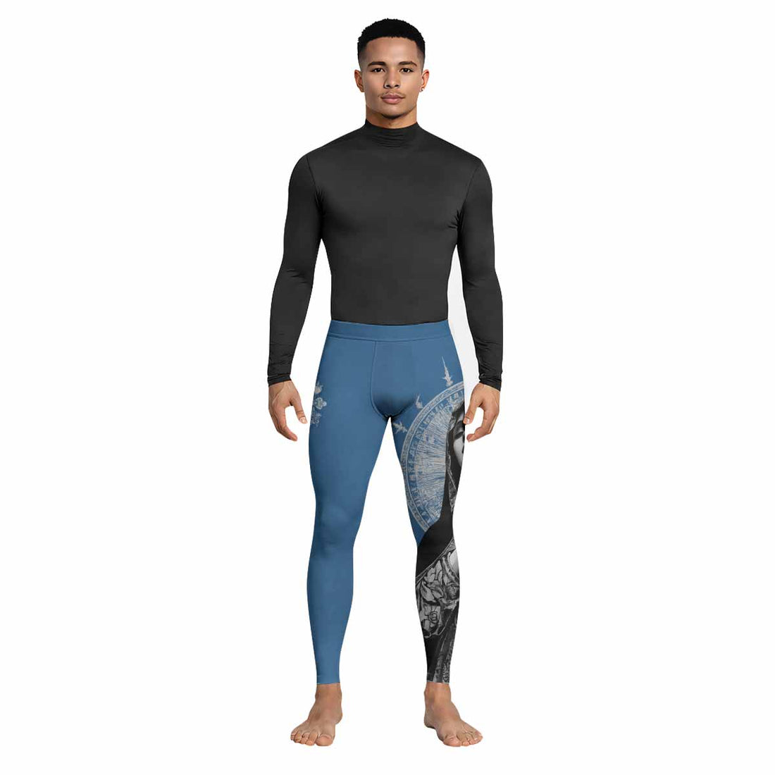 Our Lady of Sorrows Men's Leggings - lifestyle view