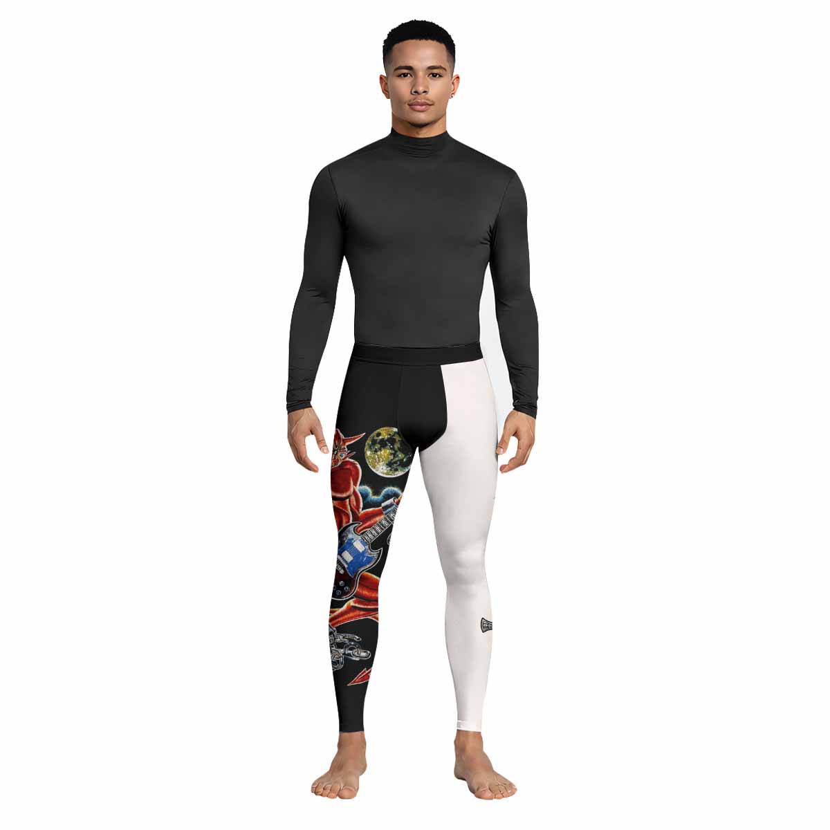 Black Sabbath Live Evil Men's Leggings - lifestyle view