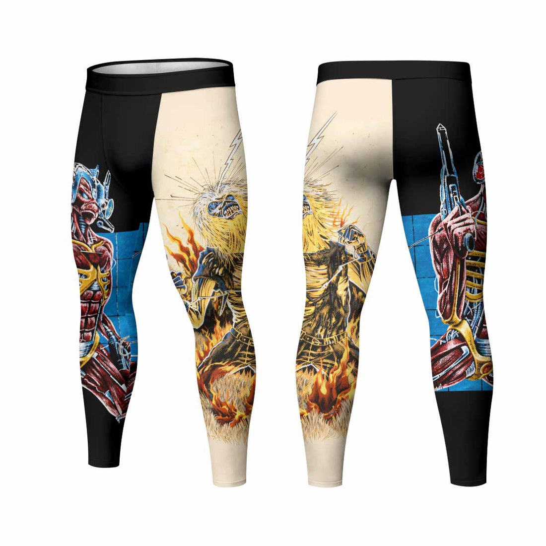 Iron Maiden Live After Death Men's Leggings - lifestyle view
