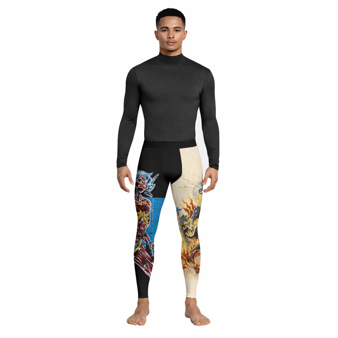 Iron Maiden Live After Death Men's Leggings - lifestyle view