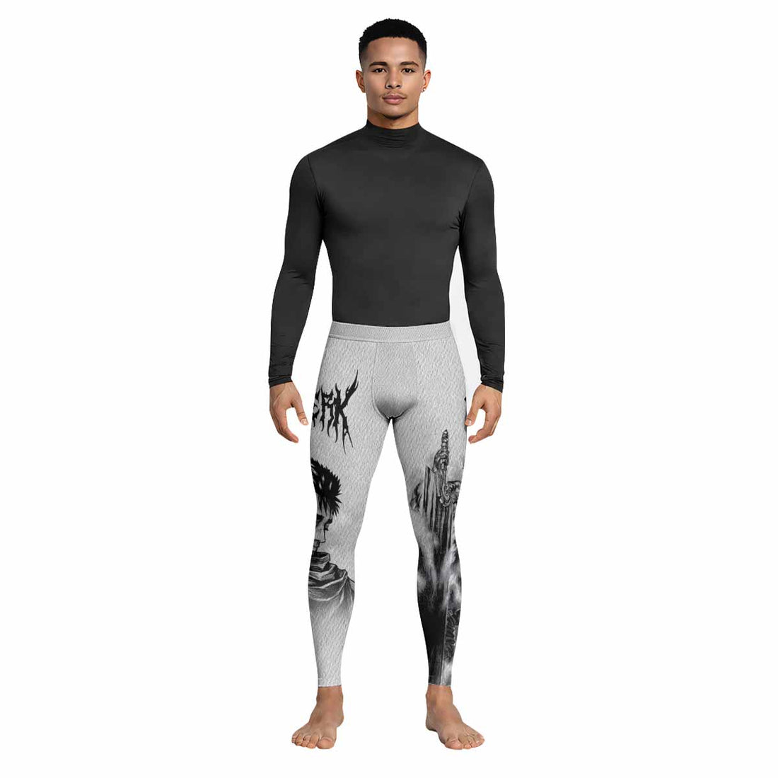Berserk Metal Guts Men's Leggings - lifestyle view