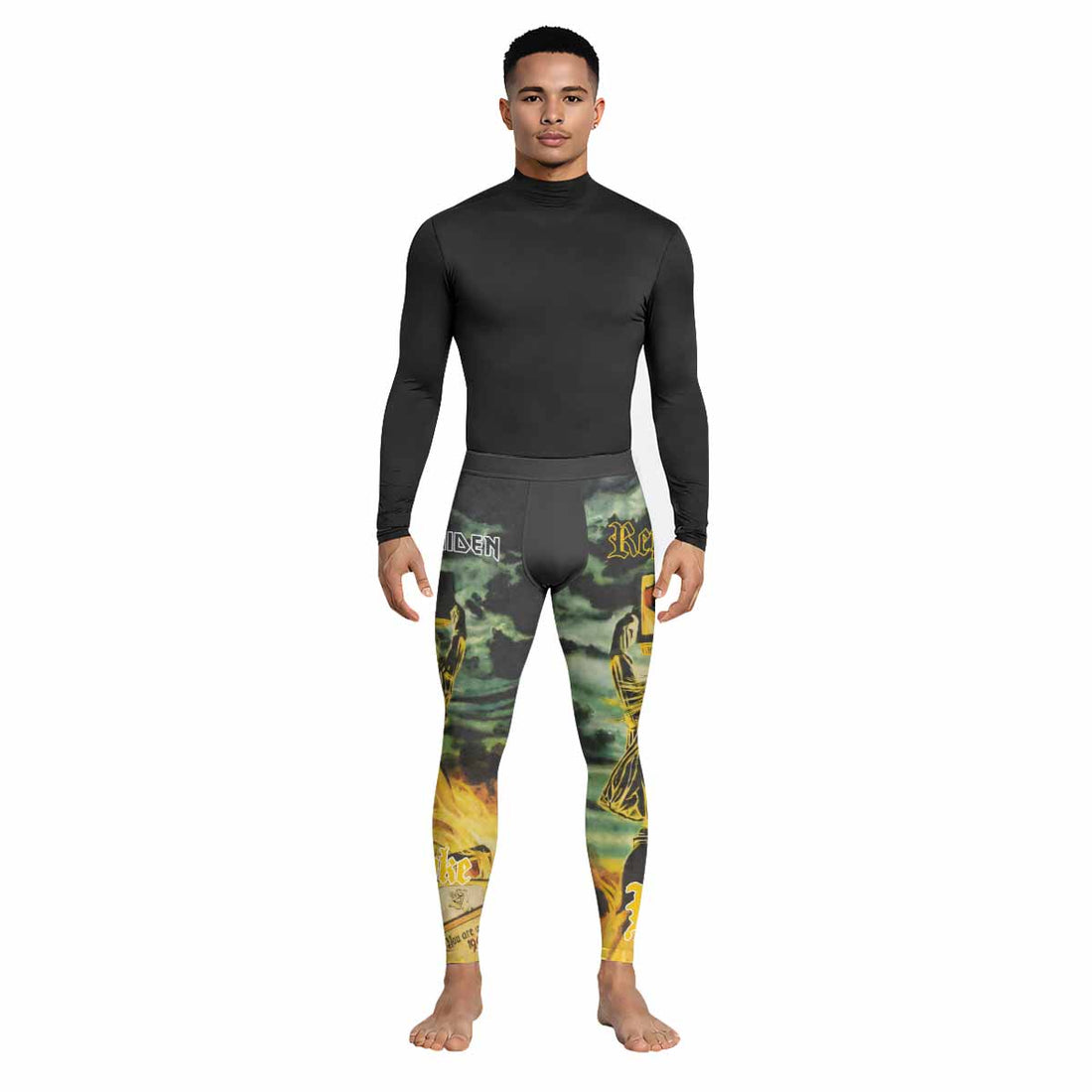 Iron Maiden Holy Smoke Men's Leggings - lifestyle view