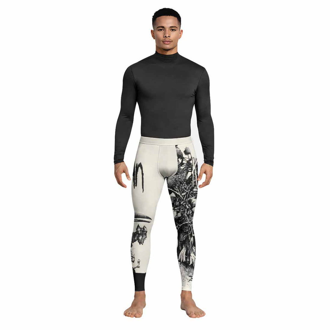 Korn Eye Of Heart Men's Leggings - lifestyle view