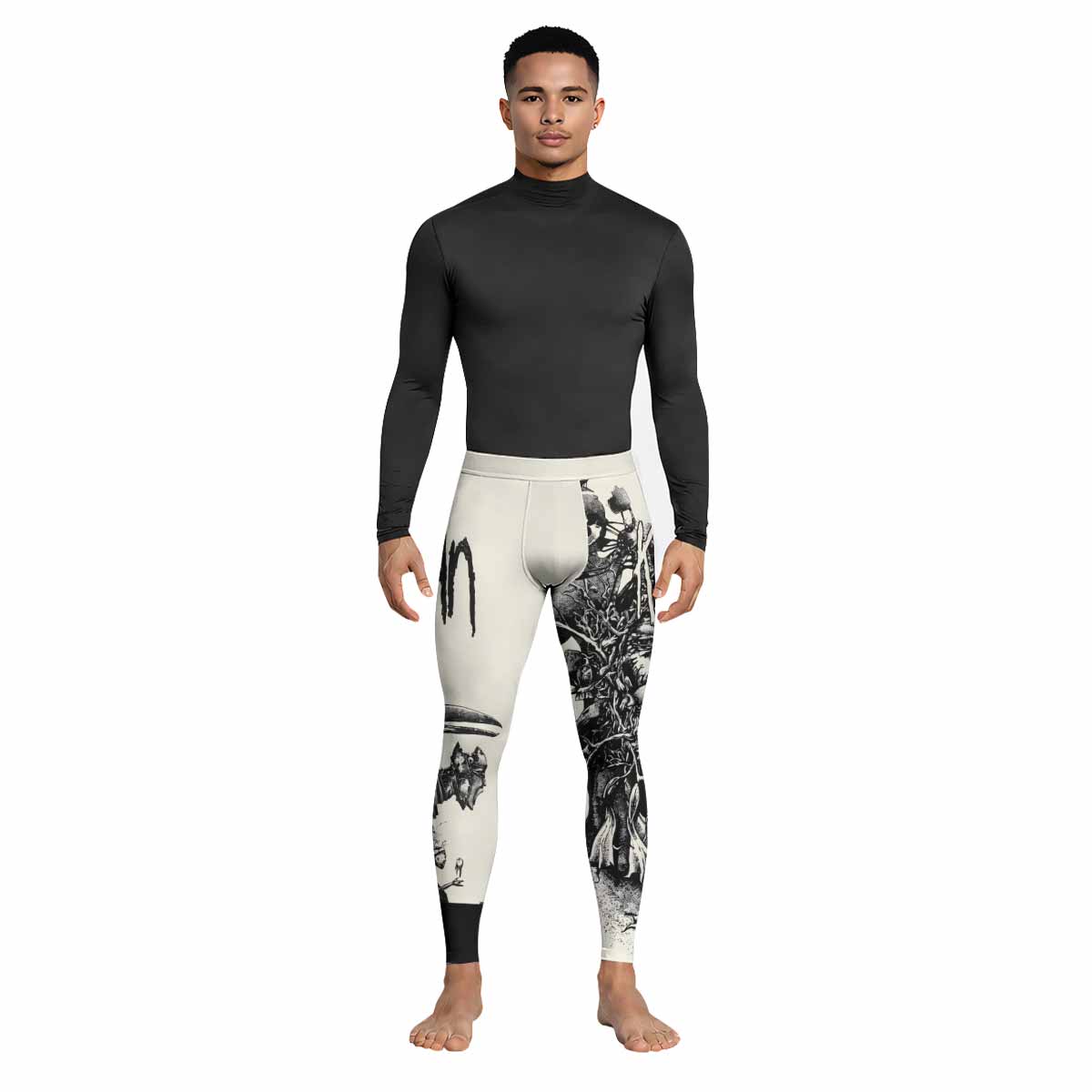 Korn Eye Of Heart Men's Leggings - lifestyle view