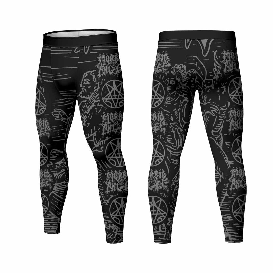 Morbid Angel Unholy Blasphemies Men's Leggings - lifestyle view
