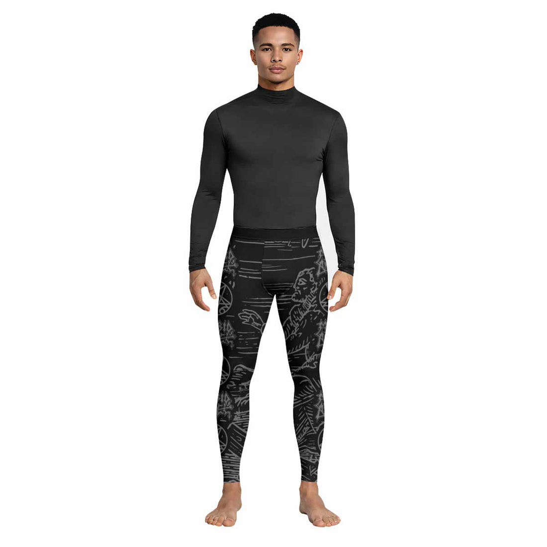 Morbid Angel Unholy Blasphemies Men's Leggings - lifestyle view