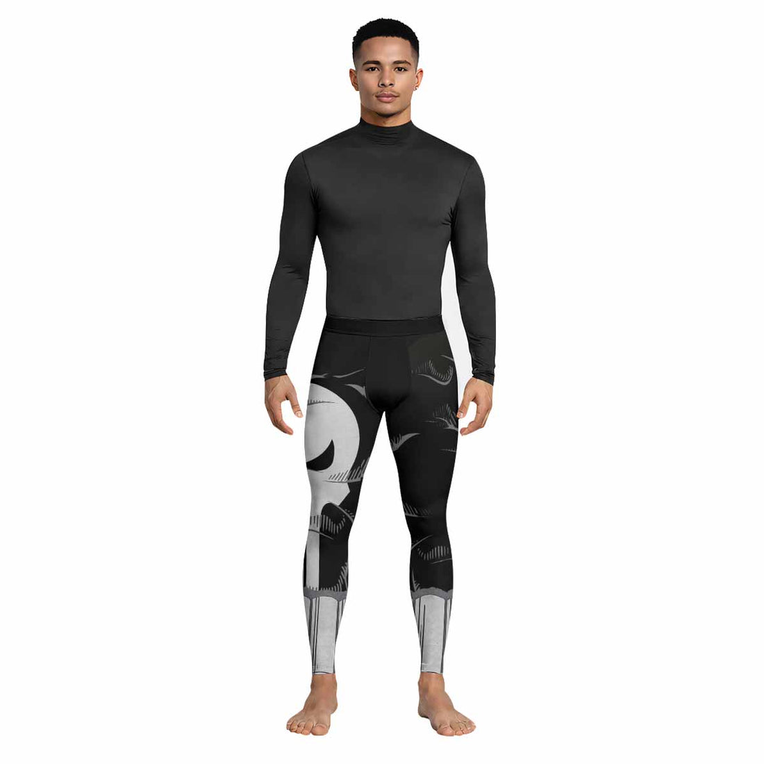 Punisher Skull Tactical Men's Leggings - lifestyle view