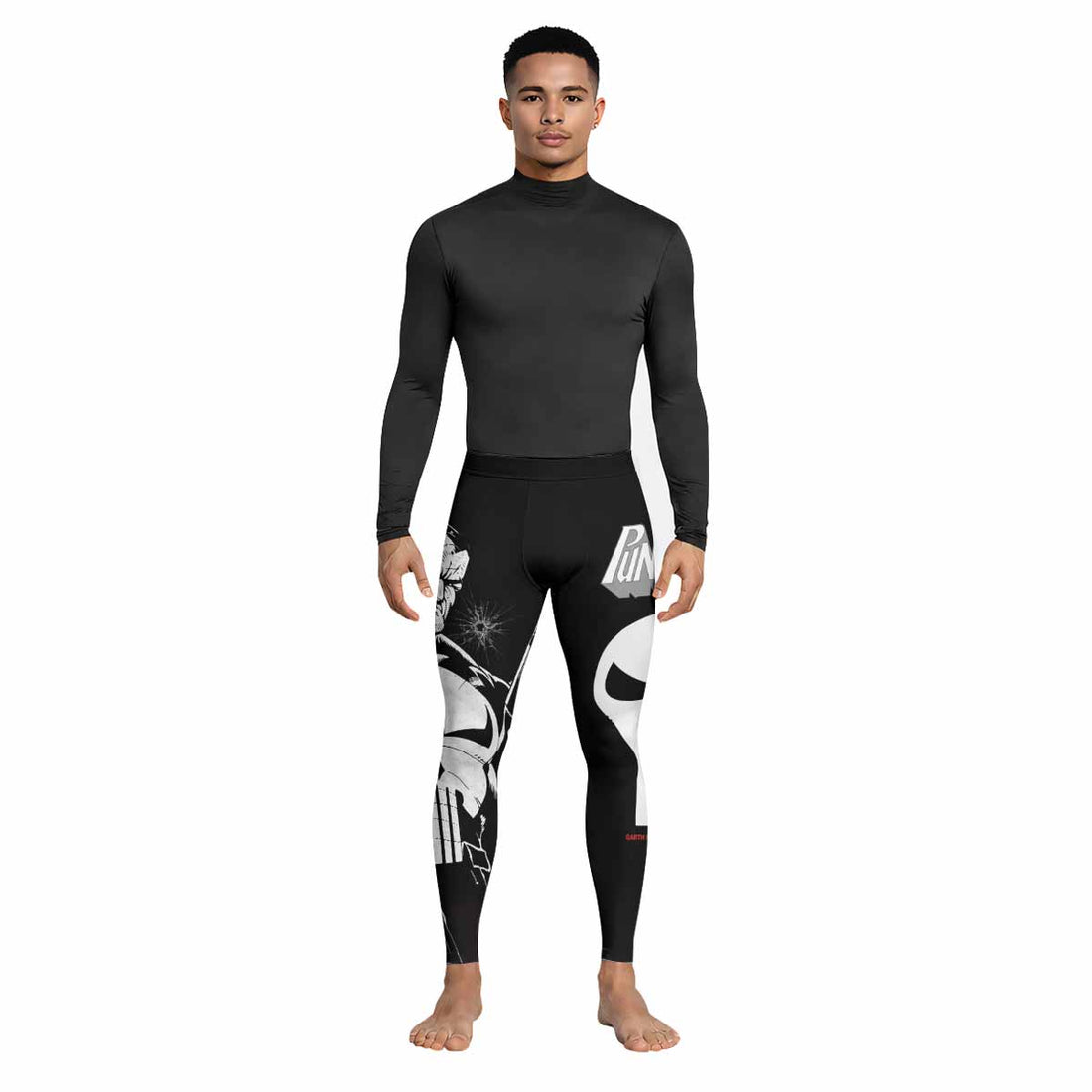 The Punisher Comic Frank Castle Men's Leggings - lifestyle view